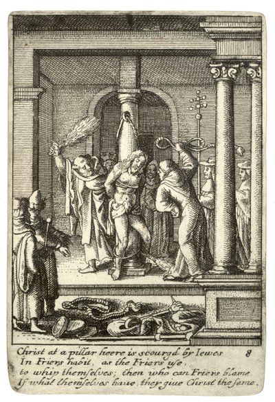 The Scourging by Wenceslaus Hollar